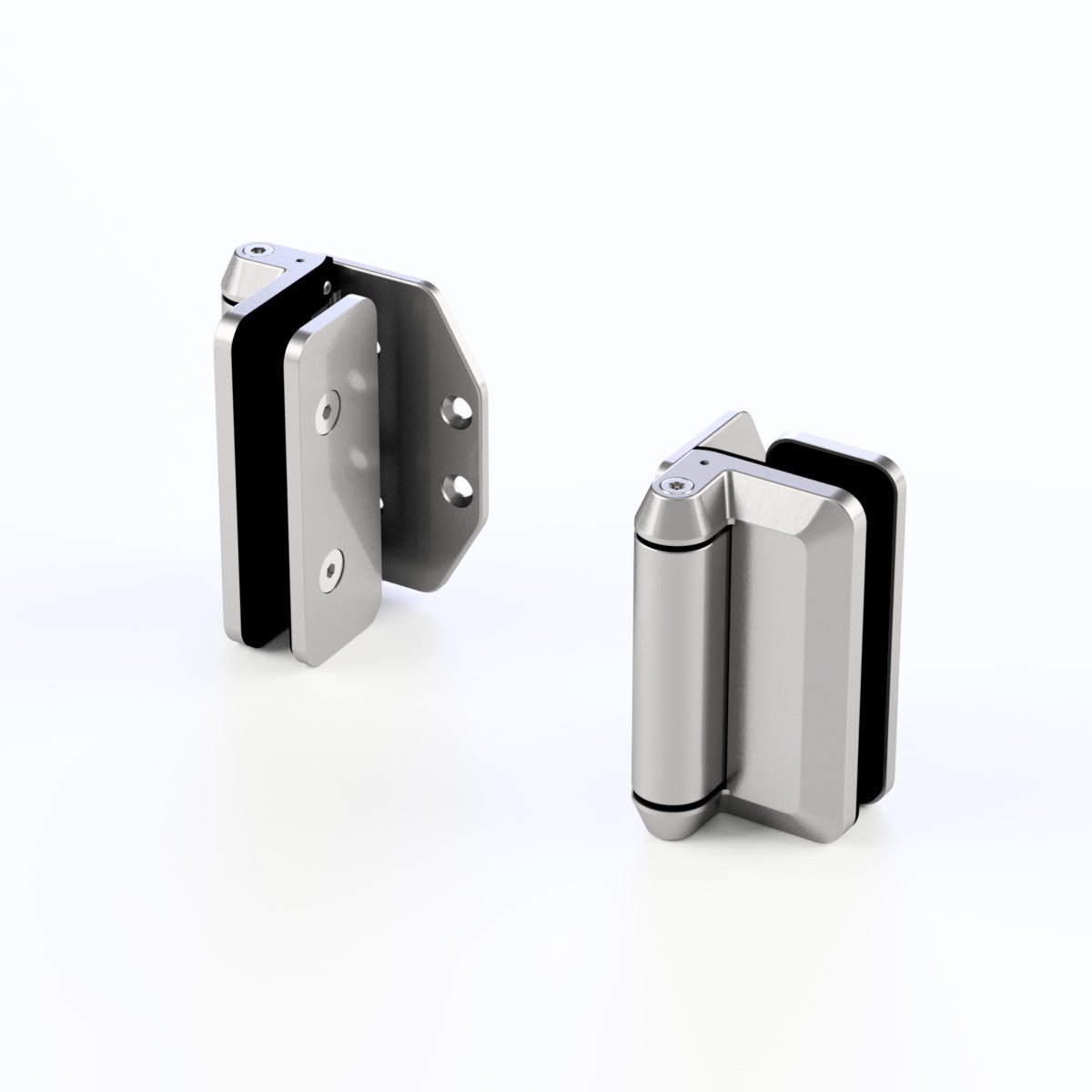 Surf Glass To Wall Soft Close Hinge